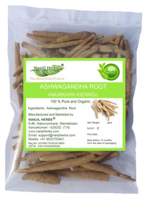 Amukkara Kilangu | Ashwagandha | Winter Cherry Dried Root [Raw]