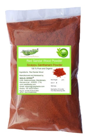 Sivappu Santhana Podi / Red Sandalwood Powder