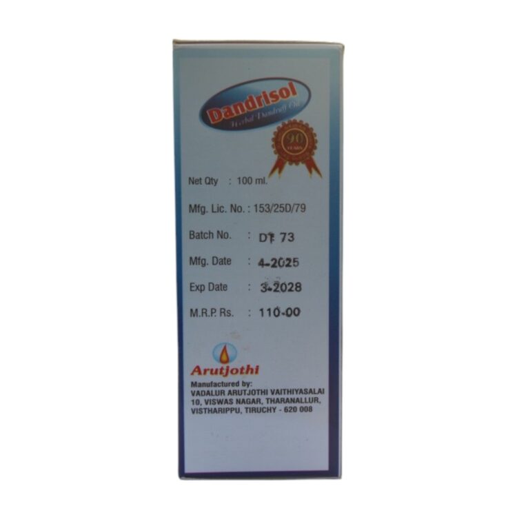 Anti Dandruff Herbal Hair Oil | Podugu Thailam 100ml - Image 3